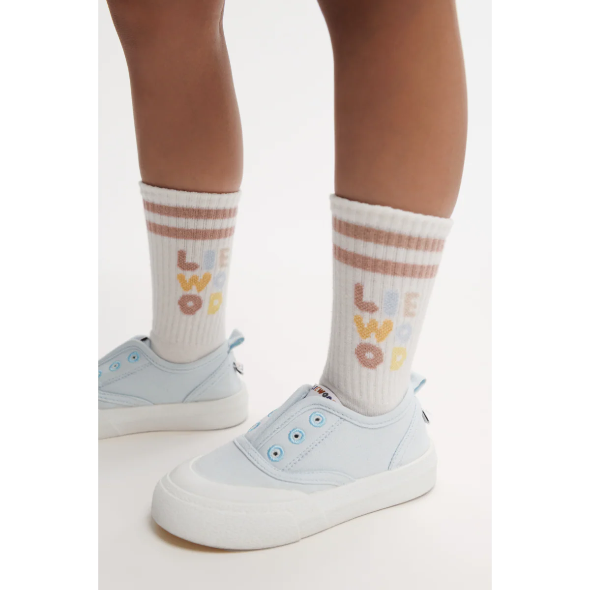 Annette Socken 2er-Pack - Light apricot / Creme de la creme - Image 2