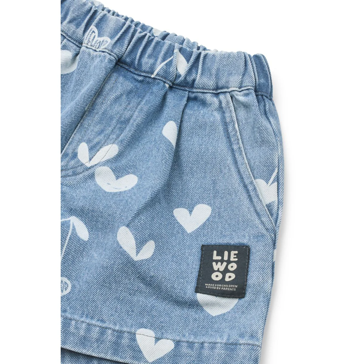 BORRISA bedruckte Jeansshorts - Sweethearts / light blue denim - Image 3