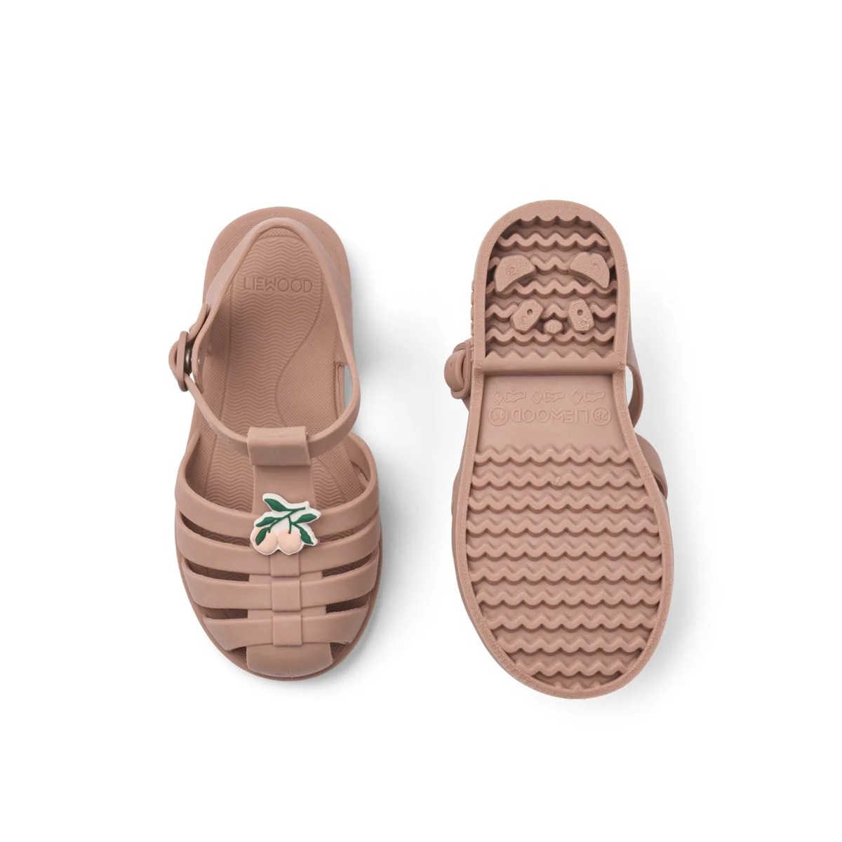 BRE Sandalen mit Charms - Peach / Dark rose - Image 2