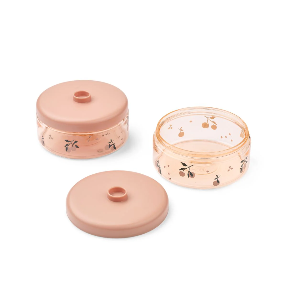 DOMINIQUE Babynahrungsboxen 500 ml - Peach / Sea shell