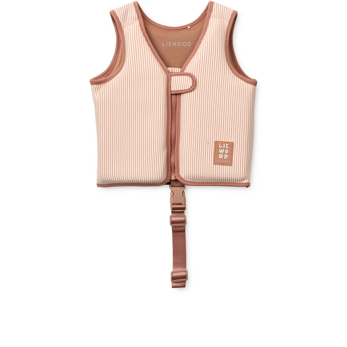 DOVE Seersucker-Schwimmweste - Y/D stripe Pale tuscany / Creme de la creme