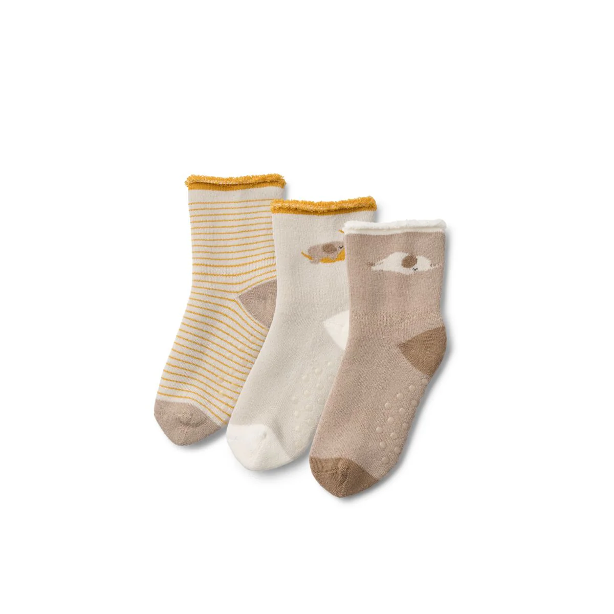 ELOY Baby Socken 3er-Pack - Elephant / Creme de la creme