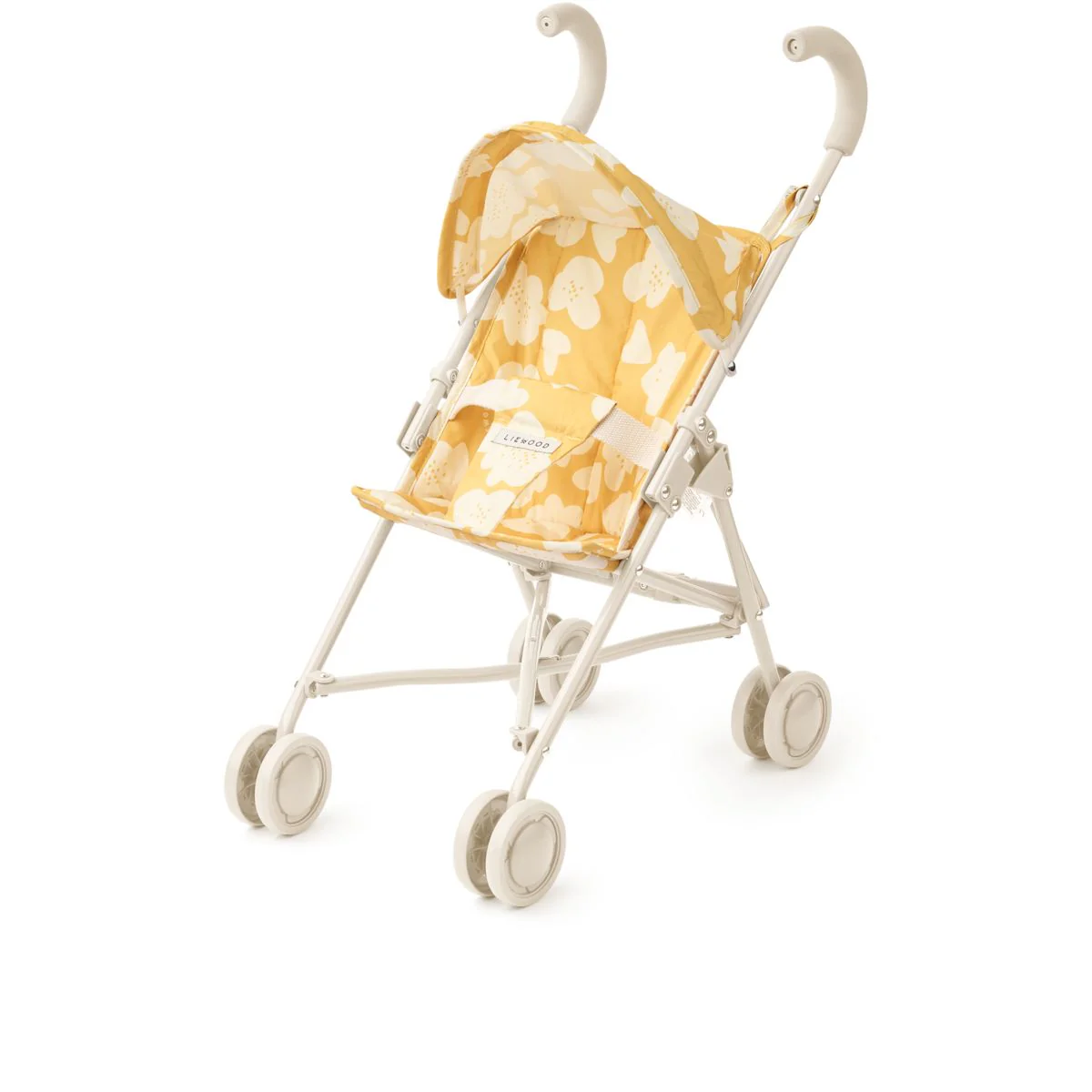 ELSIE Puppenwagen - Flower / Lemon yellow