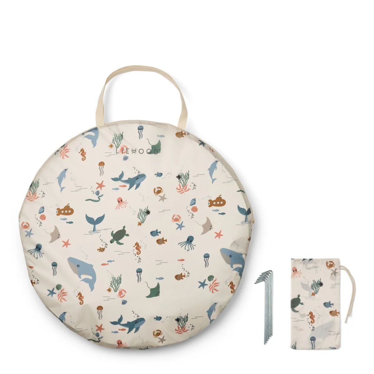 Everett Pop Up-Zelt mit Planschbecken - Sea creature / Sandy - Image 3