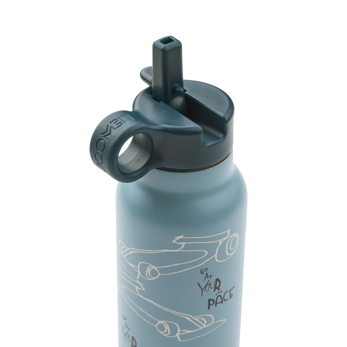 Falk Wasserflasche 350 ml - Race cars / Beach blue - Image 2