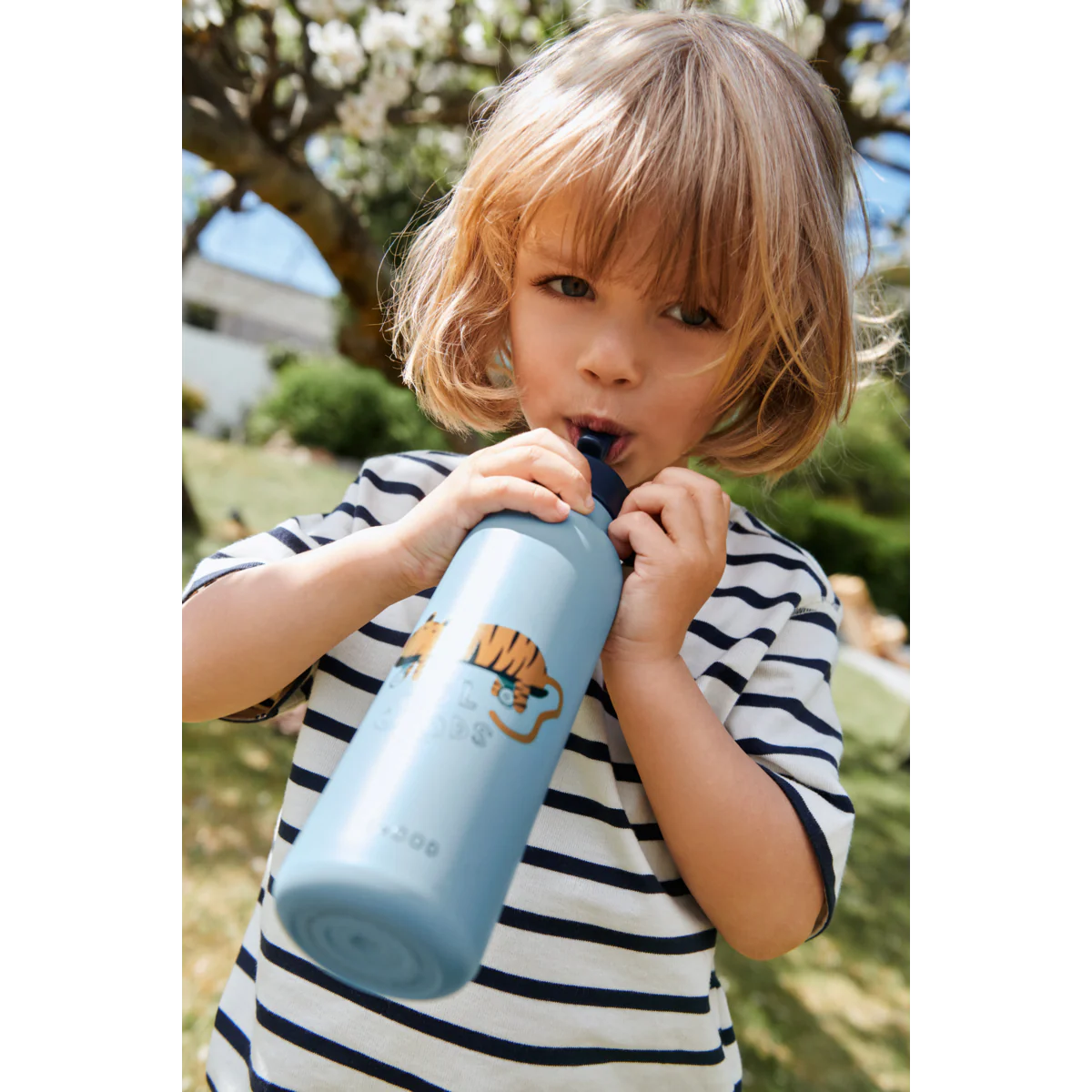 Falk Wasserflasche 500 ml - Tiger / Beach blue - Image 3