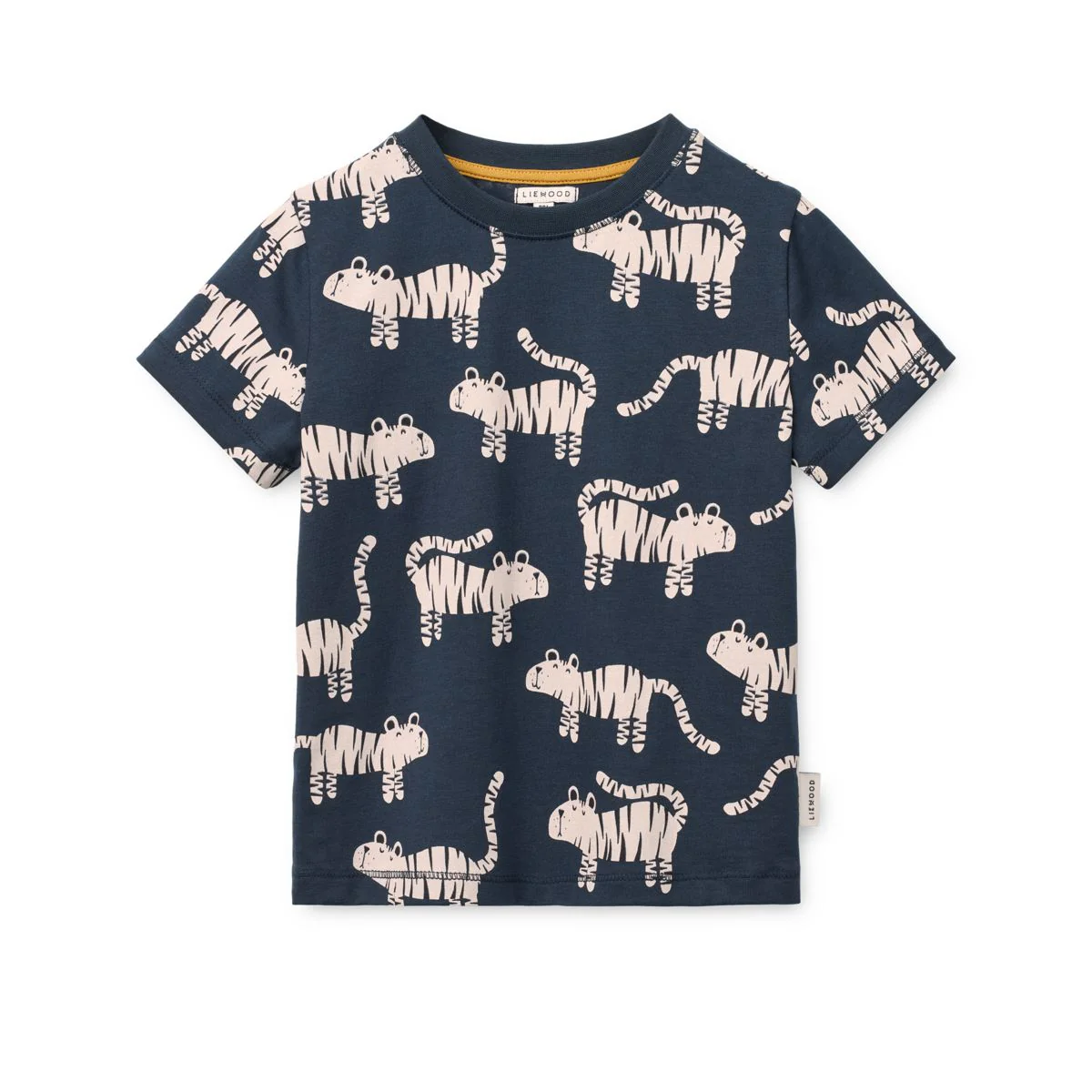FRANCIS Bedrucktes Kurzarm-T-Shirt - Tiger / Classic navy