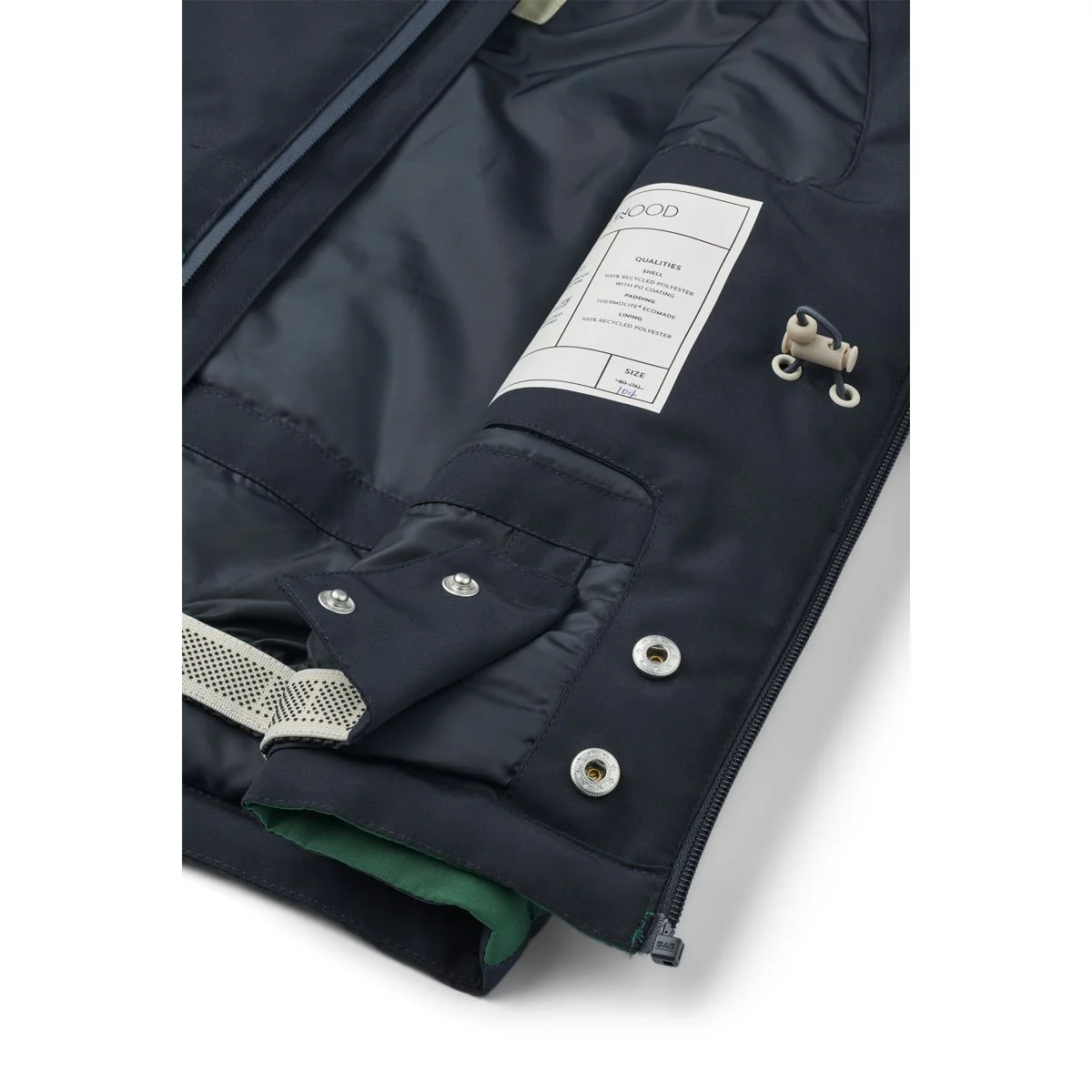 KALLE Winterjacke - Classic navy / Garden green - Image 6