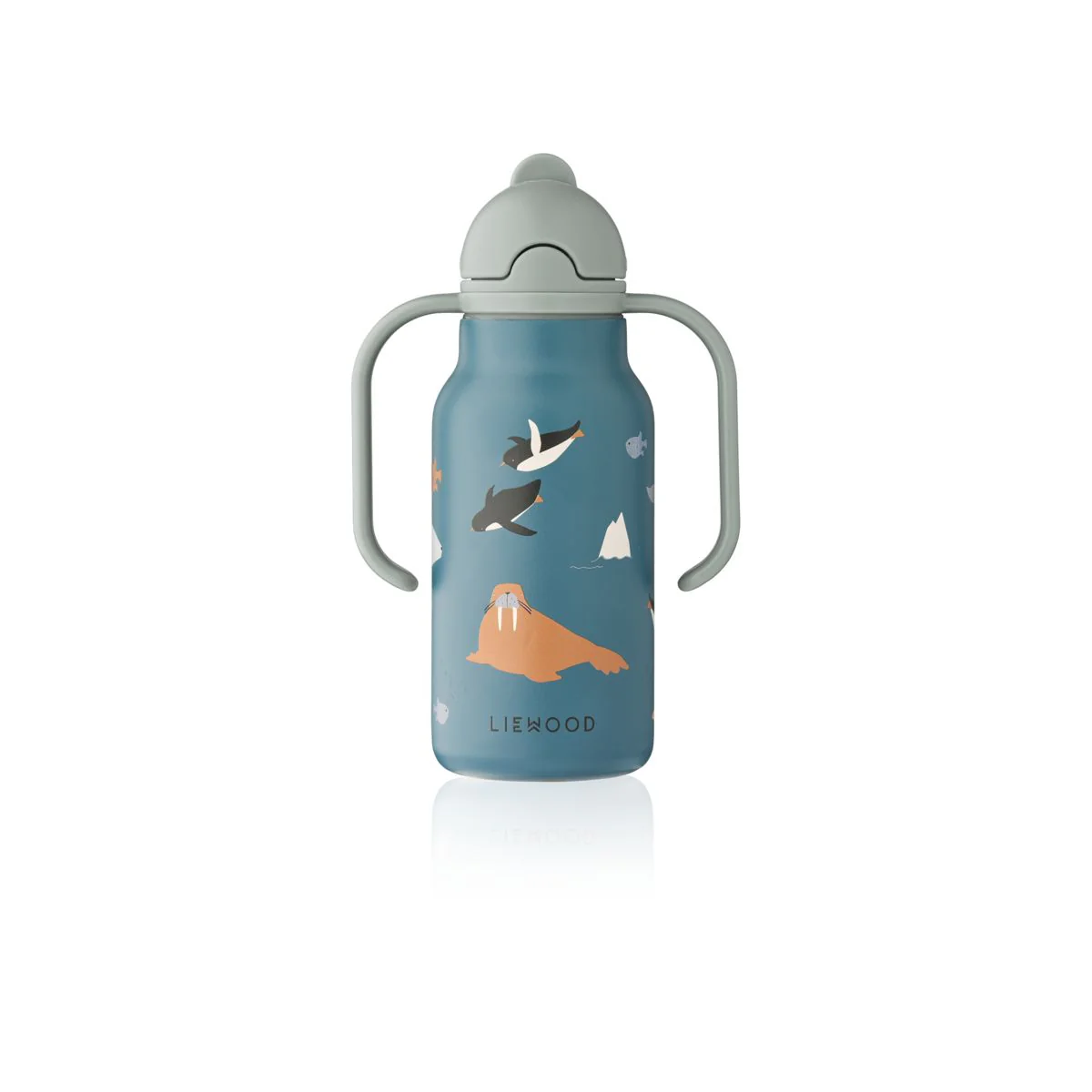 KIMMIE Edelstahlflasche 250 ml - Arctic Sea /  Ocean view