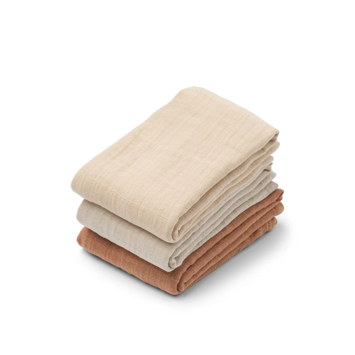Lewis Baumwollmusselin Tuch 3er-Pack - Tuscany rose mix