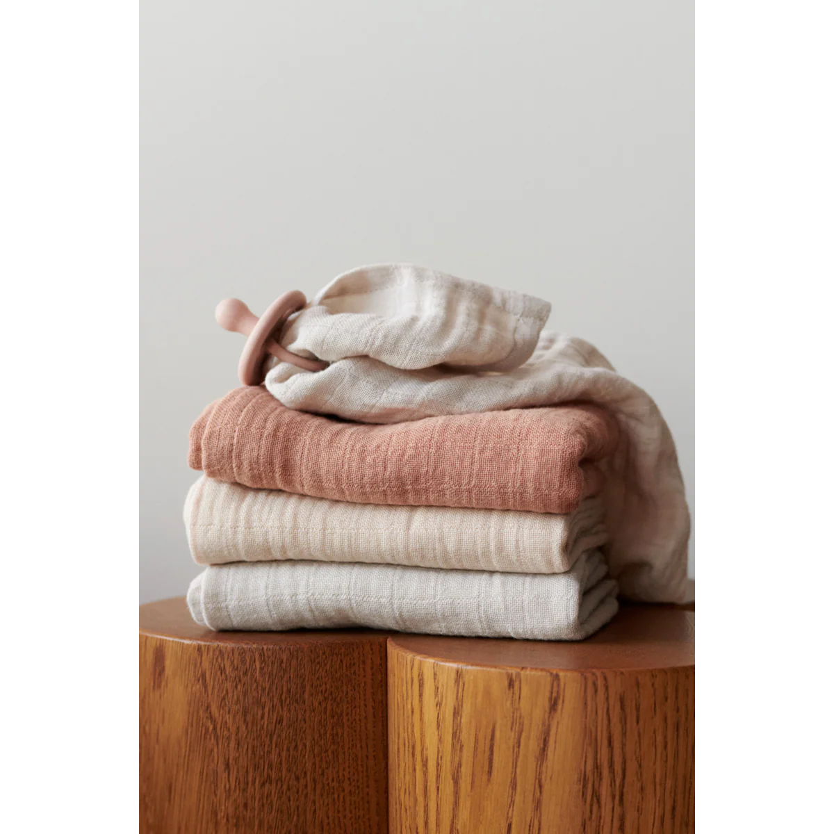 Lewis Baumwollmusselin Tuch 3er-Pack - Tuscany rose mix - Image 3