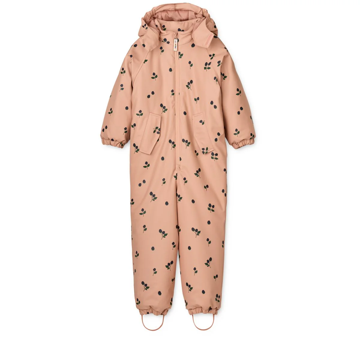 MADDY PU-Regenkombi - Berry / Pale tuscany / Embroidery