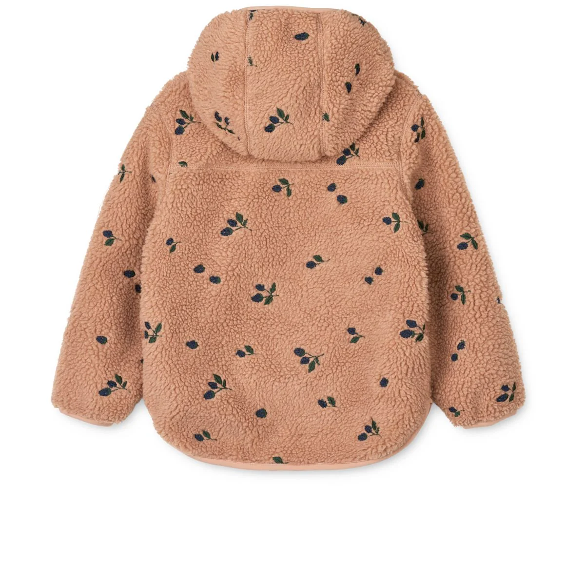 MARA Fleecejacke - Berry / Pale tuscany / Embroidery - Image 2