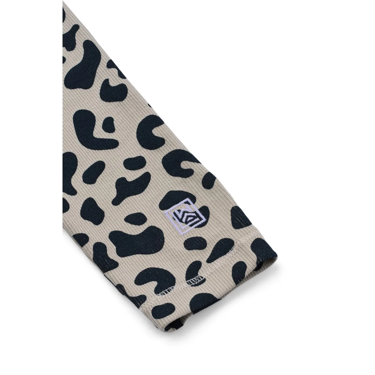 MARIEN bedruckte Ripp-Leggings - Leo / Mist - Image 2