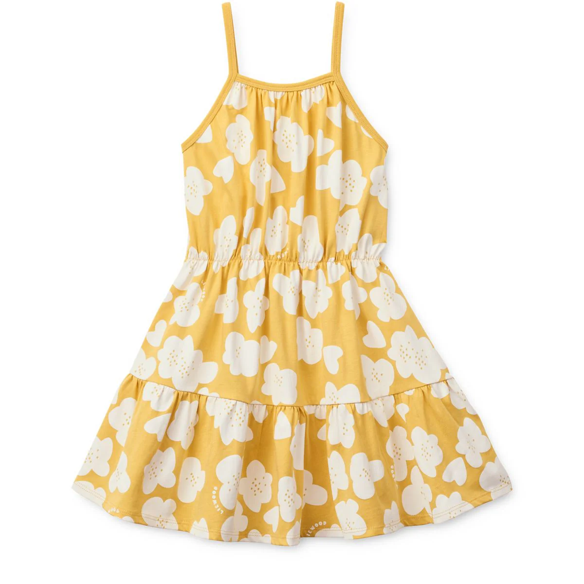 MOLLIE Kleid - Flower / Lemon yellow