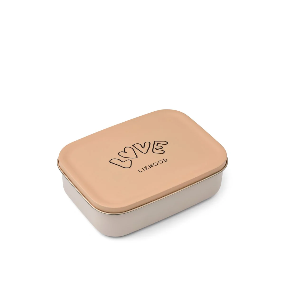 NINA Edelstahl-Lunchbox - Love / Pale tuscany
