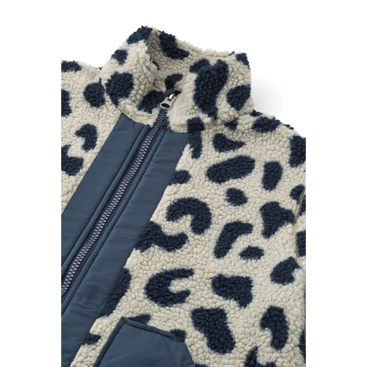 NIVA Pile Jacket für Erwachsene - Mega Leo mist / Classic Navy - Image 3