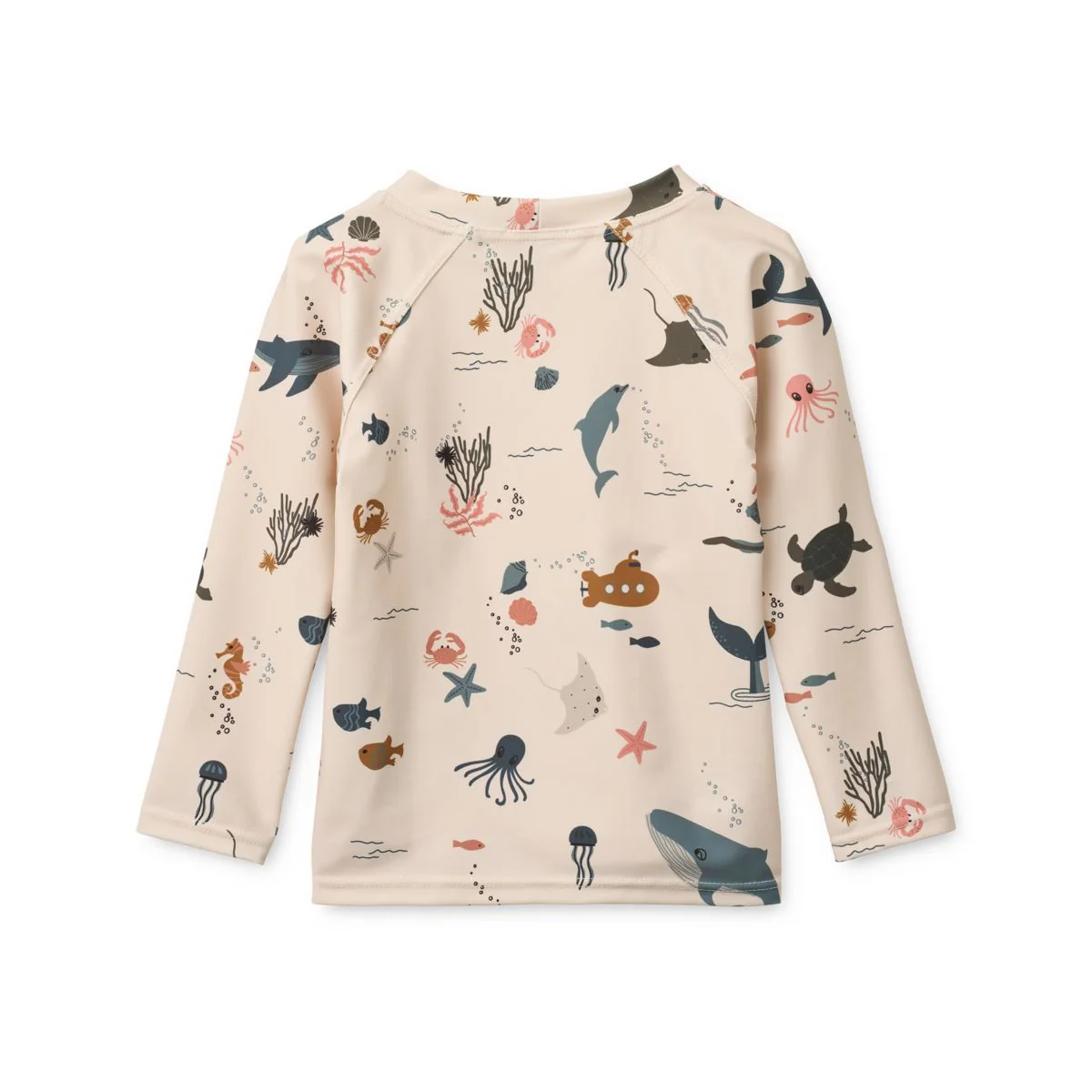 NOAH Bedrucktes Langarm-Schwimm-T-Shirt - Sea creature / Sandy - Image 2