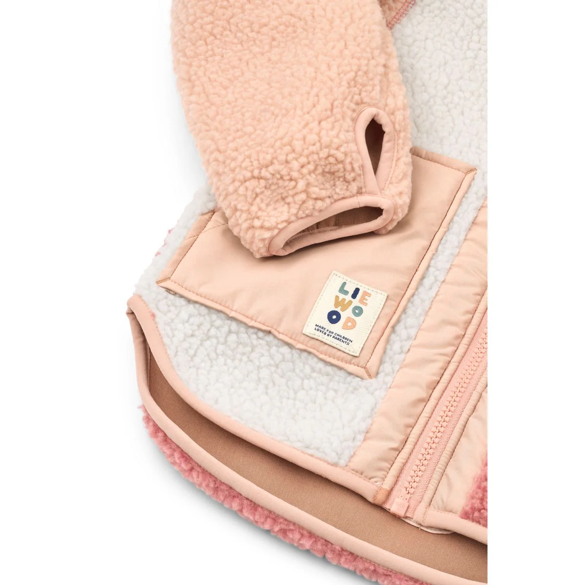 NOAM Fleecejacke - Dusty rose multi mix - Image 4