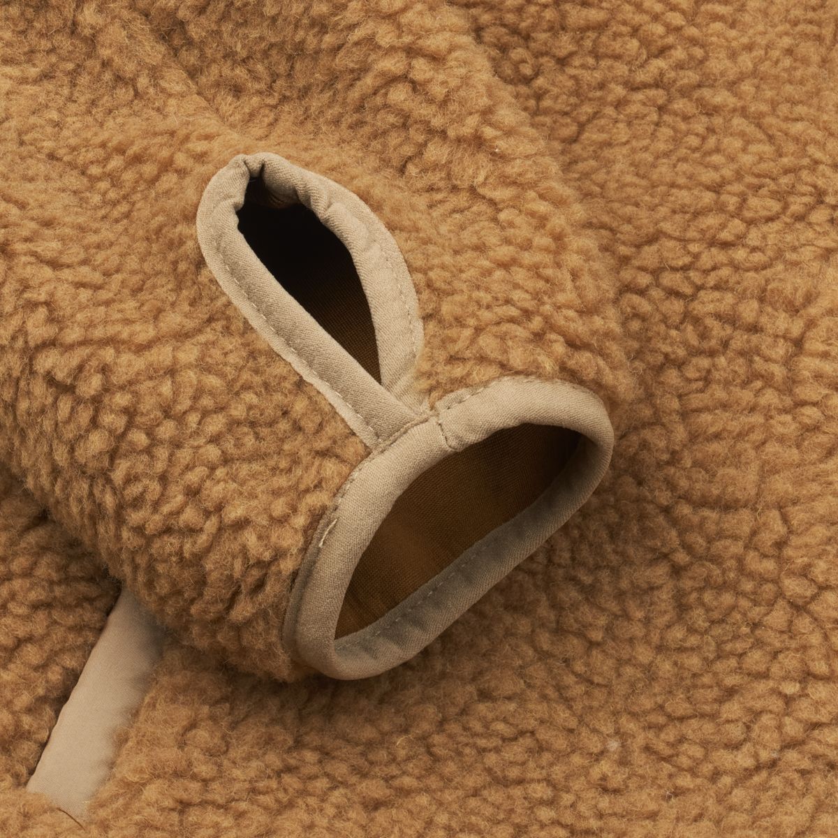 Nolan Fleecejacke - Golden caramel oat mix - Image 4