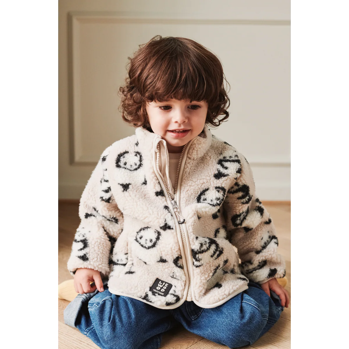 Nolan Fleecejacke - Panda / Sandy - Image 5