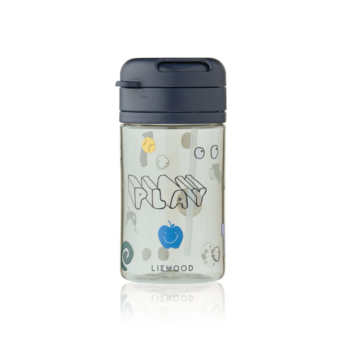 PAVIA Tritan-Strohhalmbecher 500 ml - Play / Dusty Peppermint