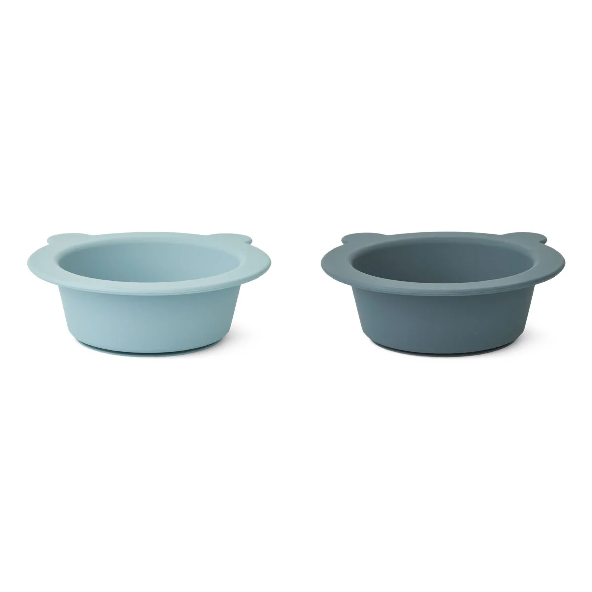 Peony Schale mit Saugnapf 2er-Pack - Sea blue / Whale blue - Image 3