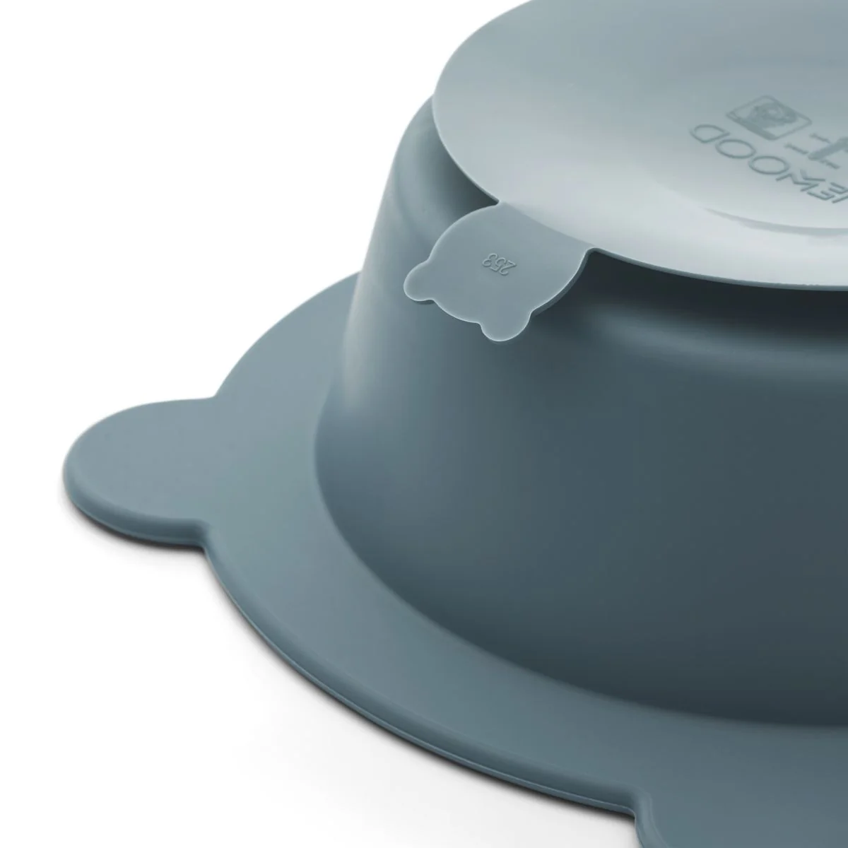Peony Schale mit Saugnapf 2er-Pack - Sea blue / Whale blue - Image 4