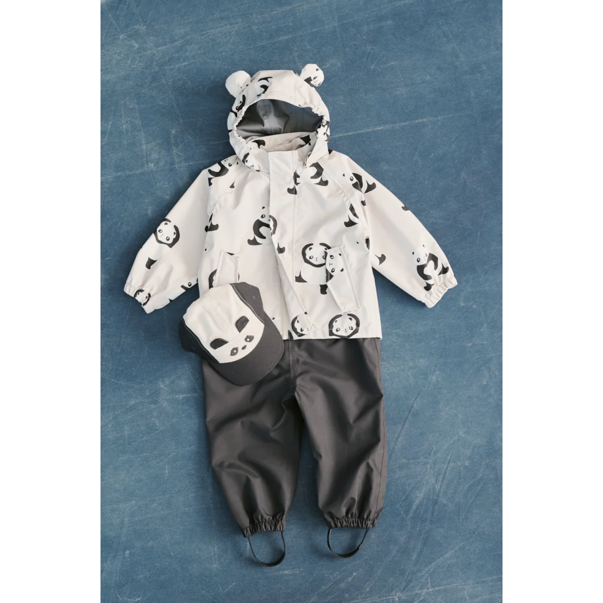 RORY Panda Kappe - Sandy / Dark grey - Image 4