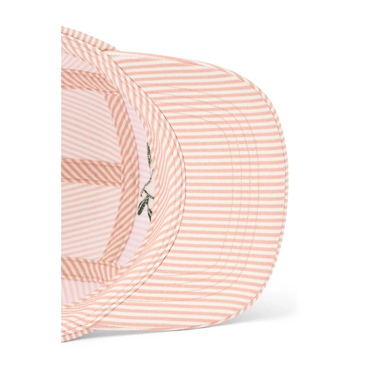 RORY Seersucker Kappe - Y/D stripe Pale tuscany / Creme de la creme - Image 3