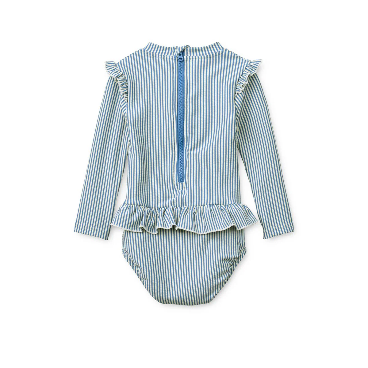 SILLE Seersucker-Baby-Badeanzug - Riverside / Creme de la creme - Image 2