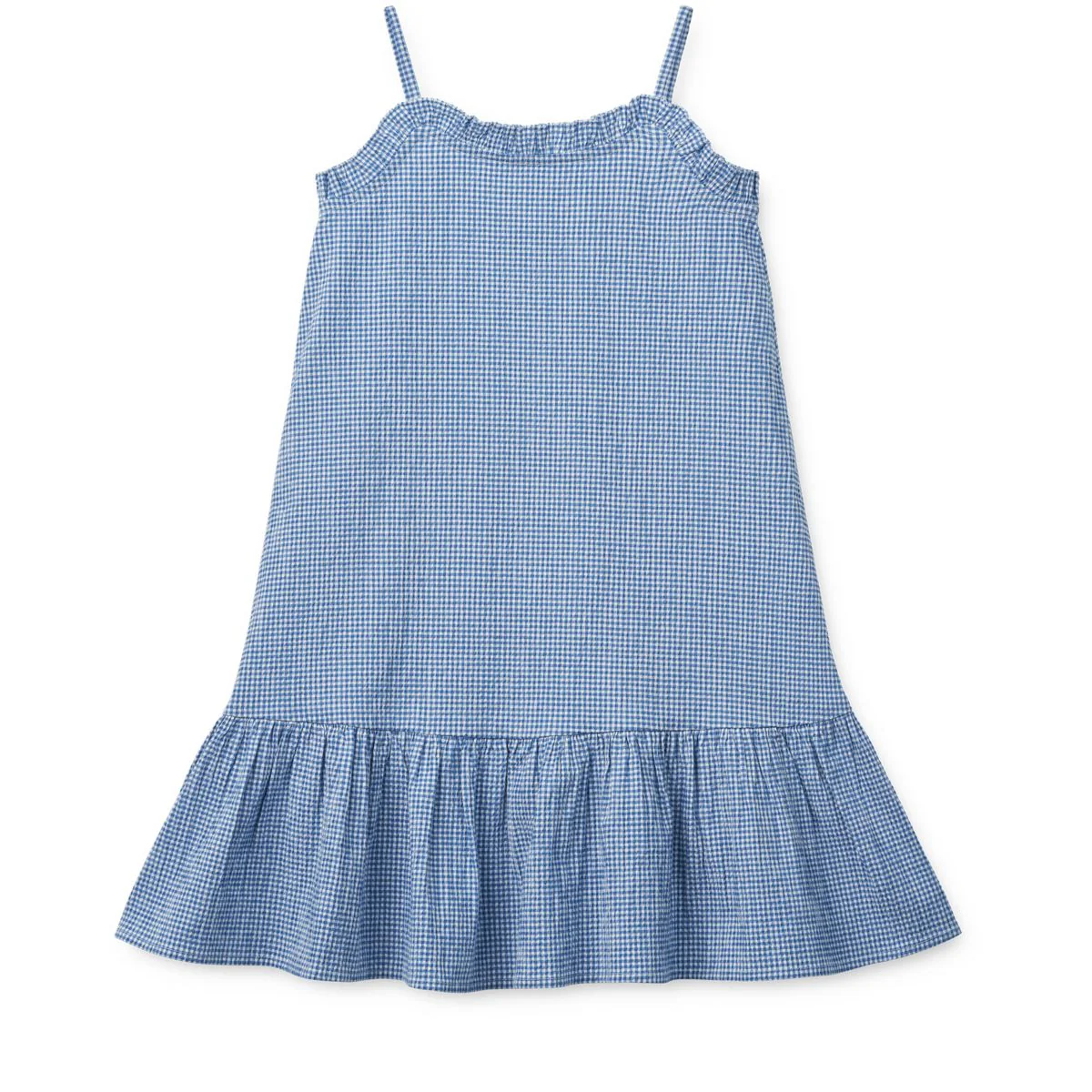 SOPHIA Seersucker-Kleid
- Y/D Check Riverside / Crisp white