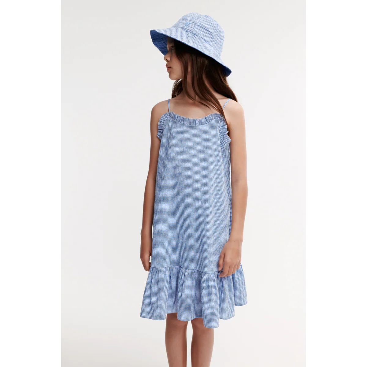 SOPHIA Seersucker-Kleid
- Y/D Check Riverside / Crisp white - Image 4