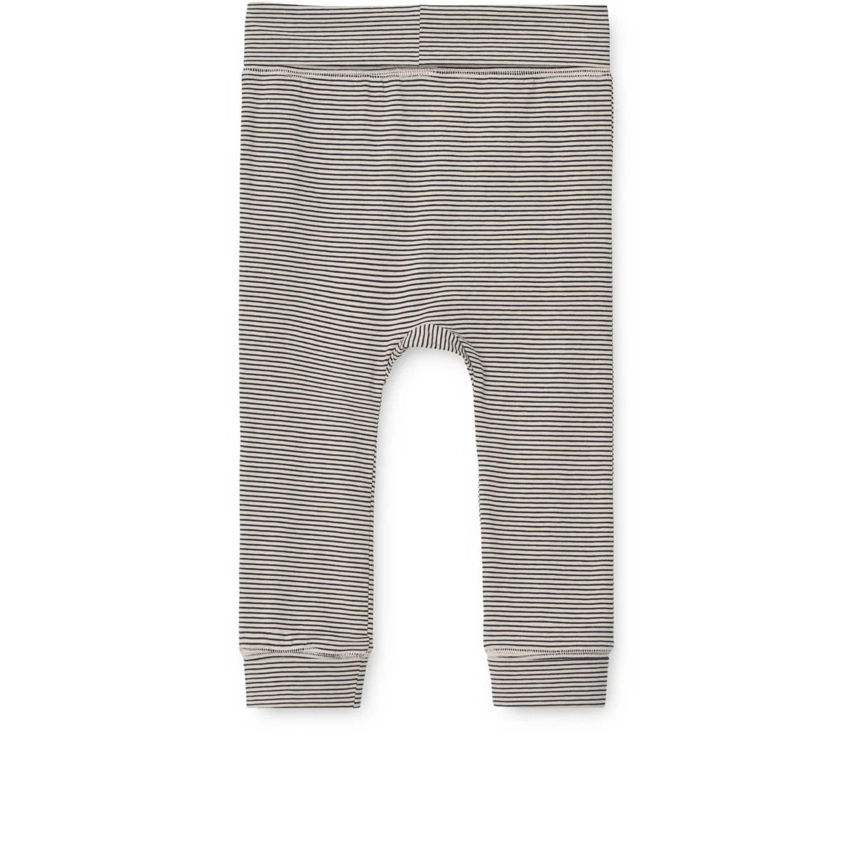 SYON Grow Baby-Leggings - Y/D Sandy / Classic navy stripe - Image 2