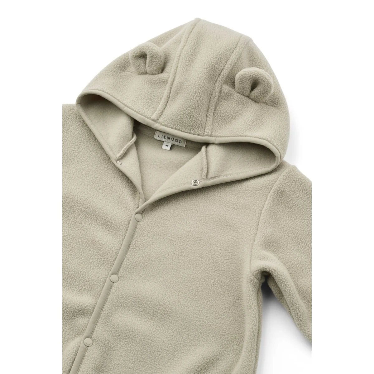 THEODORE Baby Fleece Einteiler - Mist - Image 3