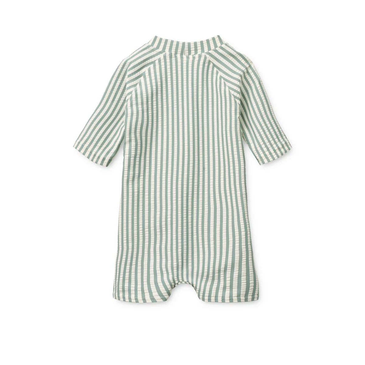 THOR Seersucker Baby Bade-Einteiler - Peppermint / Sandy - Image 2