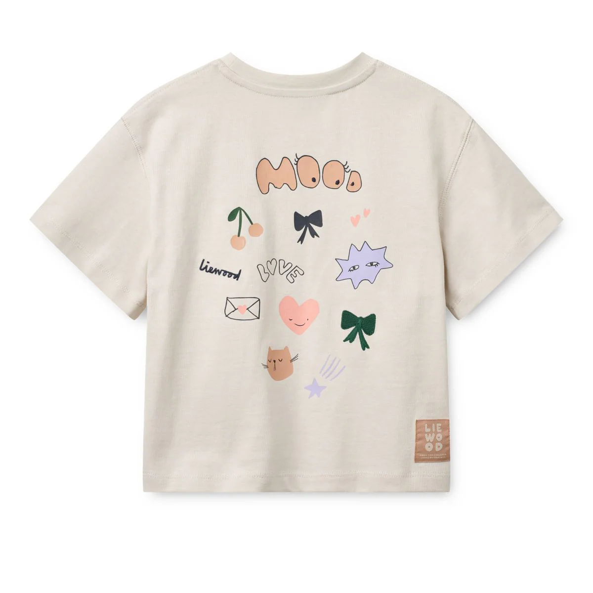 TYLER Kurzarm-T-Shirt - Mood / Sandy - Image 2
