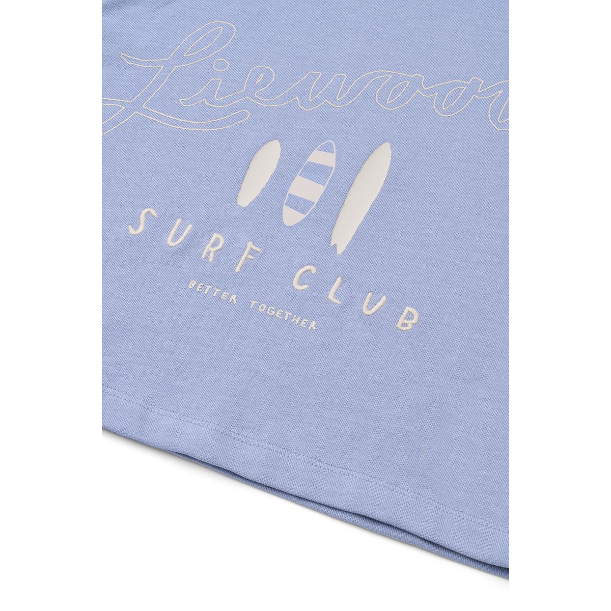 TYLER Kurzarm-T-Shirt - Surf / Dusty lavender - Image 3